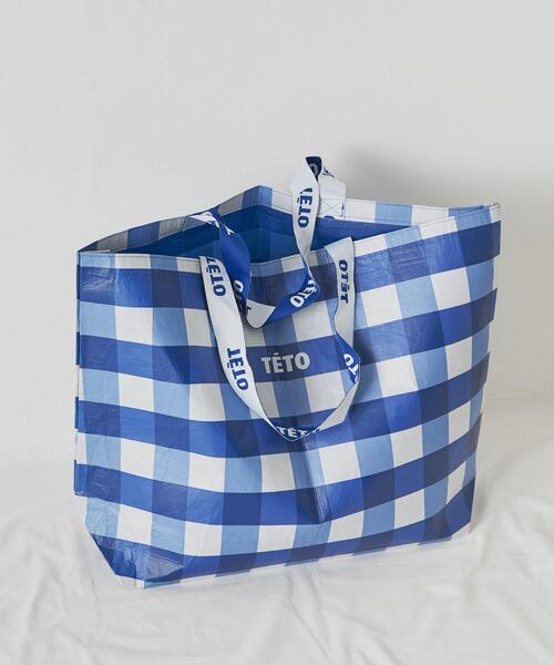 SMELLY(スメリー)の「TETO REUSABLE BAG L(トートバッグ・レディース・ブルー系その他・-)」の1枚目の写真
