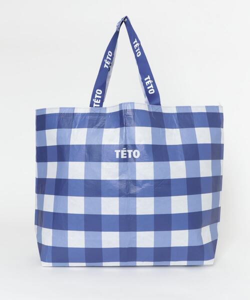 SMELLY(スメリー)の「TETO REUSABLE BAG L(トートバッグ・レディース・ブルー系その他・-)」の4枚目の写真