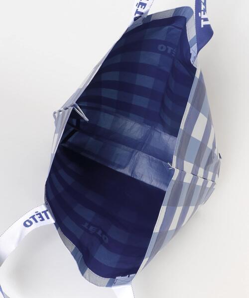 SMELLY(スメリー)の「TETO REUSABLE BAG L(トートバッグ・レディース・ブルー系その他・-)」の7枚目の写真