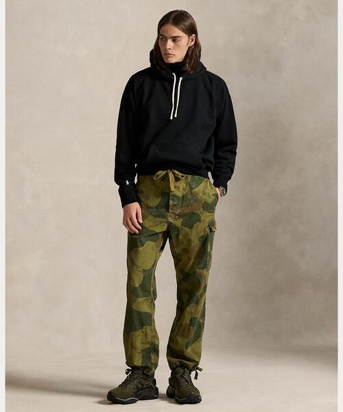 POLO RALPH LAUREN（ポロ ラルフ ローレン）の「ビッグ フィット フリース フーディ（パーカー・メンズ・ブラック系1・M/L/XXL/XS/XL/S）」の6枚目の写真