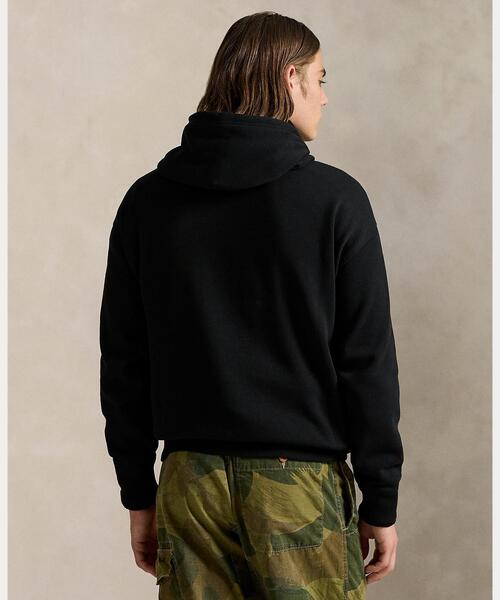POLO RALPH LAUREN（ポロ ラルフ ローレン）の「ビッグ フィット フリース フーディ（パーカー・メンズ・ブラック系1・M/L/XXL/XS/XL/S）」の5枚目の写真