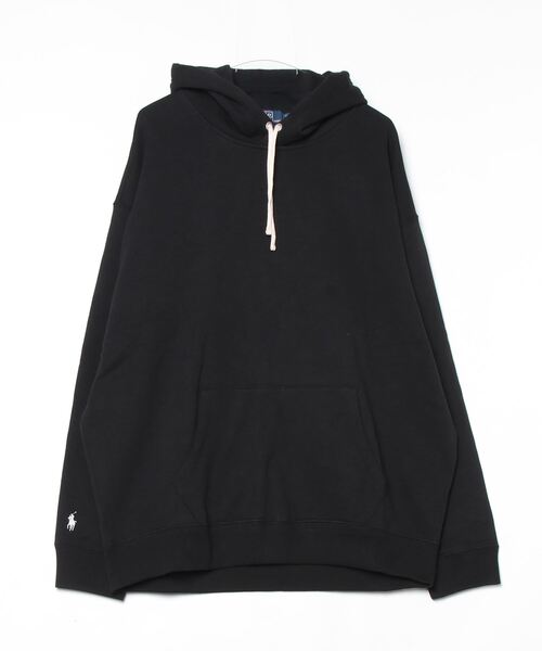 POLO RALPH LAUREN（ポロ ラルフ ローレン）の「ビッグ フィット フリース フーディ（パーカー・メンズ・ブラック系1・M/L/XXL/XS/XL/S）」の3枚目の写真