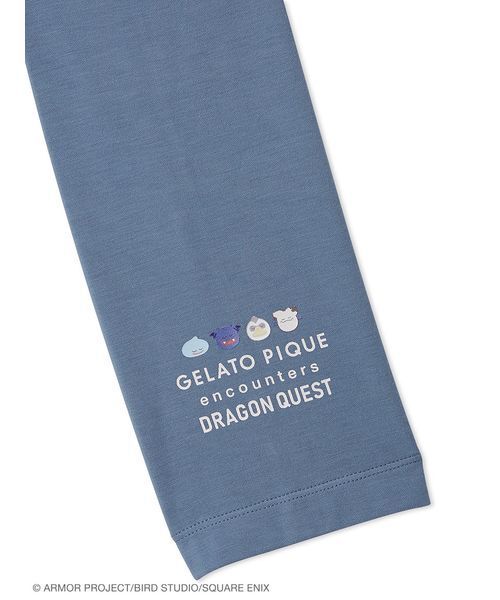 gelato pique(ジェラートピケ)の「【ドラゴンクエスト】【メンズ】スリーピングモンスターワンポイントロンT(ルームウェア/パジャマ・メンズ・クリーム/ネイビー・M/L)」の8枚目の写真
