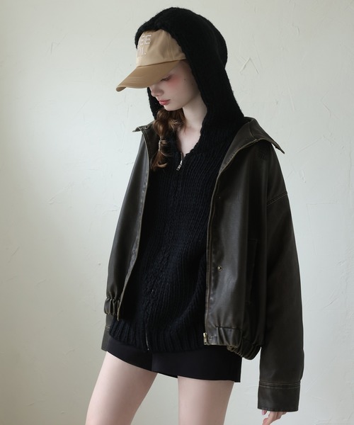 【Seemi.】スタンドカラーブルゾン