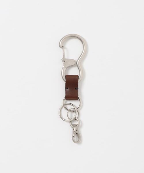 URBAN RESEARCH DOORS（アーバンリサーチドアーズ）の「コンビレザーカラビナキーリング（その他小物・メンズ・ブラウン/オレンジ/ブラック・-）」の4枚目の写真