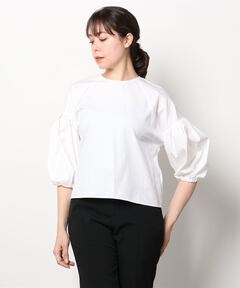 セール】VOLUME SLEEVE BLOUSE（シャツ/ブラウス）｜MANOF（マノフ）の 