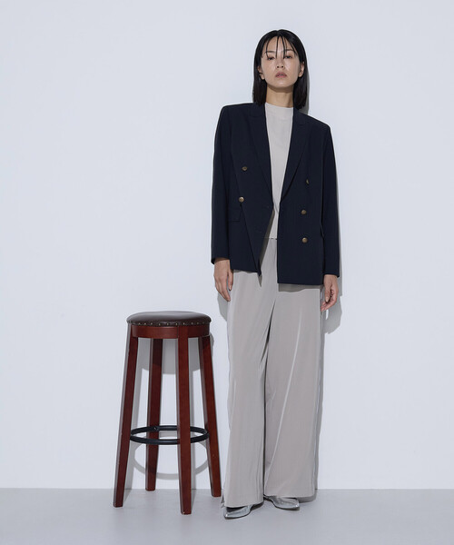 COMME CA（コムサ）の「T/W 2WAYストレッチ ジャケット（テーラードジャケット・レディース・ネイビー・11号/9号）」の5枚目の写真