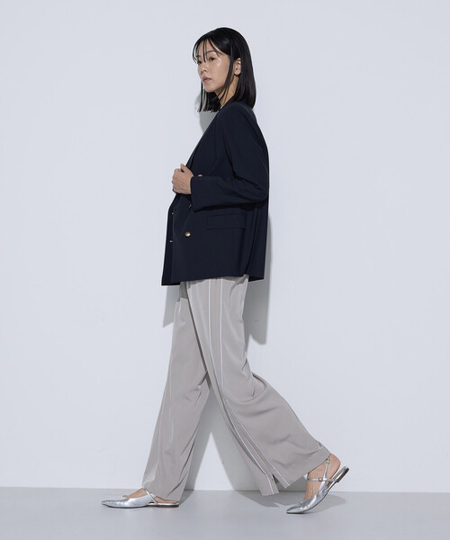 COMME CA（コムサ）の「T/W 2WAYストレッチ ジャケット（テーラードジャケット・レディース・ネイビー・11号/9号）」の9枚目の写真