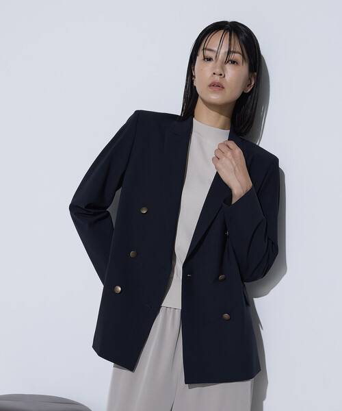 COMME CA（コムサ）の「T/W 2WAYストレッチ ジャケット（テーラードジャケット・レディース・ネイビー・11号/9号）」の10枚目の写真