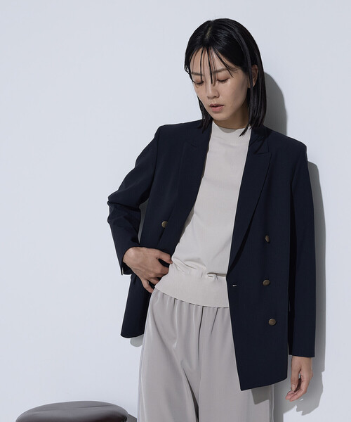 COMME CA（コムサ）の「T/W 2WAYストレッチ ジャケット（テーラードジャケット・レディース・ネイビー・11号/9号）」の11枚目の写真