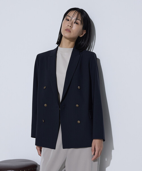 COMME CA（コムサ）の「T/W 2WAYストレッチ ジャケット（テーラードジャケット・レディース・ネイビー・11号/9号）」の14枚目の写真