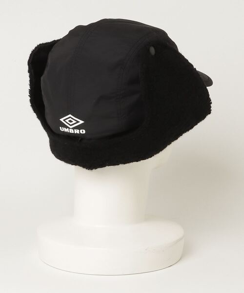 WHITE MOUNTAINEERING(ホワイトマウンテニアリング)の「White Mountaineering/ホワイトマウンテニアリング×UMBRO/アンブロ ボア フライトキャップ(キャップ・メンズ・ブラック・FREE)」の18枚目の写真