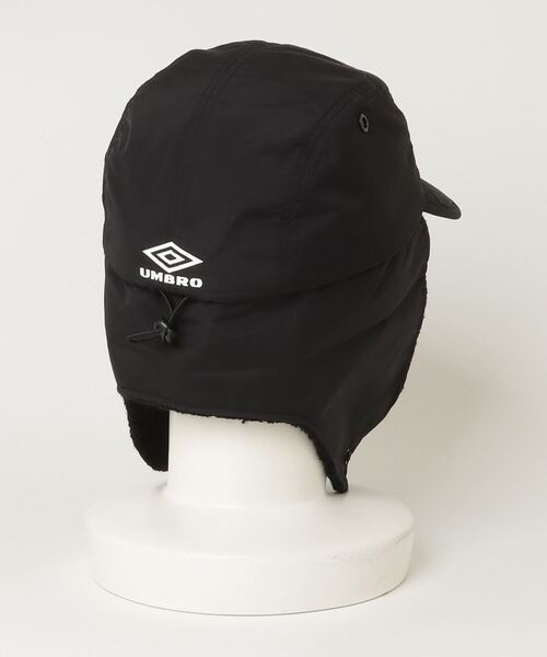 WHITE MOUNTAINEERING(ホワイトマウンテニアリング)の「White Mountaineering/ホワイトマウンテニアリング×UMBRO/アンブロ ボア フライトキャップ(キャップ・メンズ・ブラック・FREE)」の17枚目の写真
