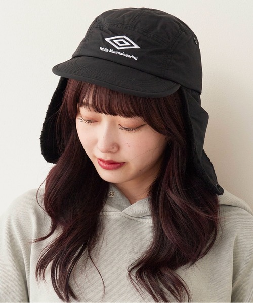 WHITE MOUNTAINEERING(ホワイトマウンテニアリング)の「White Mountaineering/ホワイトマウンテニアリング×UMBRO/アンブロ ボア フライトキャップ(キャップ・メンズ・ブラック・FREE)」の15枚目の写真