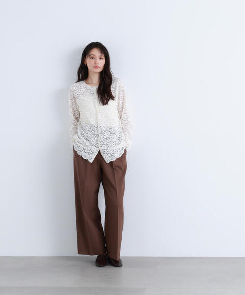 セール】◇【BLANC】レースブラウス（シャツ/ブラウス）｜NATURAL