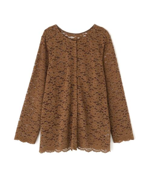 NATURAL BEAUTY BASIC（ナチュラルビューティーベーシック）の「◇【BLANC】レースブラウス（シャツ/ブラウス・レディース・オフホワイト/ブラウン・FREE）」の12枚目の写真