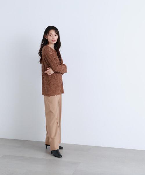 NATURAL BEAUTY BASIC（ナチュラルビューティーベーシック）の「◇【BLANC】レースブラウス（シャツ/ブラウス・レディース・オフホワイト/ブラウン・FREE）」の17枚目の写真