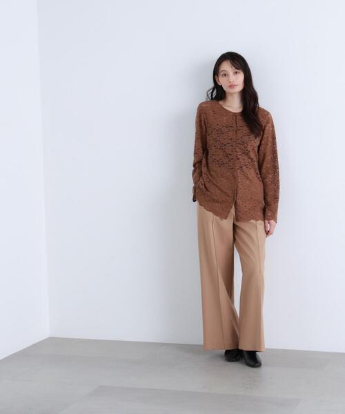 NATURAL BEAUTY BASIC（ナチュラルビューティーベーシック）の「◇【BLANC】レースブラウス（シャツ/ブラウス・レディース・オフホワイト/ブラウン・FREE）」の19枚目の写真