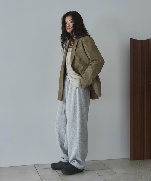 feepur（フェピュール）の「【ハンドウォッシャブル】リブニットVカーディガン（カーディガン/ボレロ・レディース・アイボリー/ブラック/グレー/チャコールグレー/ブラウン・MEDIUM）」の16枚目の写真