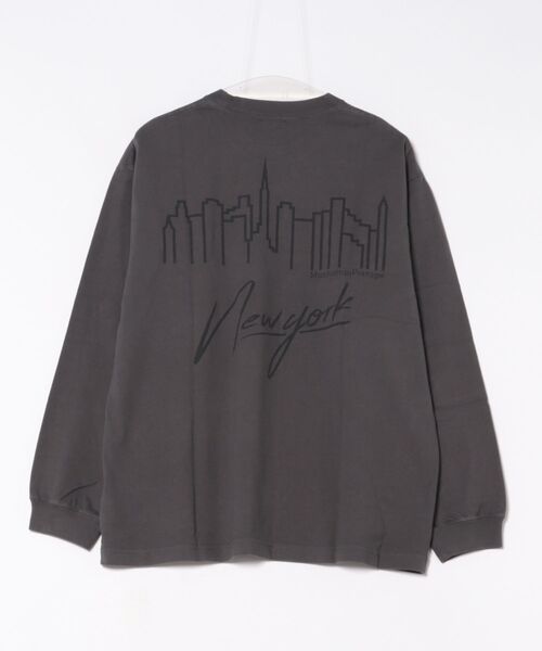 Manhattan Portage（マンハッタンポーテージ）の「L/S Print T-Shirt PEANUTS（Tシャツ/カットソー・メンズ・アイボリー/ターコイズブルー/チャコールグレー・SMALL/MEDIUM/LARGE/X-LARGE）」の16枚目の写真