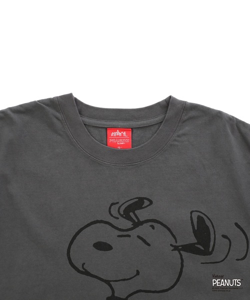 Manhattan Portage（マンハッタンポーテージ）の「L/S Print T-Shirt PEANUTS（Tシャツ/カットソー・メンズ・アイボリー/ターコイズブルー/チャコールグレー・SMALL/MEDIUM/LARGE/X-LARGE）」の11枚目の写真