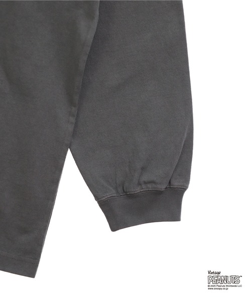 Manhattan Portage（マンハッタンポーテージ）の「L/S Print T-Shirt PEANUTS（Tシャツ/カットソー・メンズ・アイボリー/ターコイズブルー/チャコールグレー・SMALL/MEDIUM/LARGE/X-LARGE）」の12枚目の写真