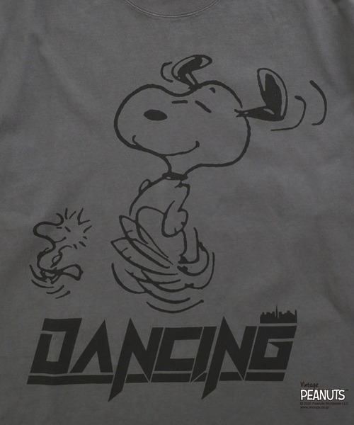 Manhattan Portage（マンハッタンポーテージ）の「L/S Print T-Shirt PEANUTS（Tシャツ/カットソー・メンズ・アイボリー/ターコイズブルー/チャコールグレー・SMALL/MEDIUM/LARGE/X-LARGE）」の13枚目の写真