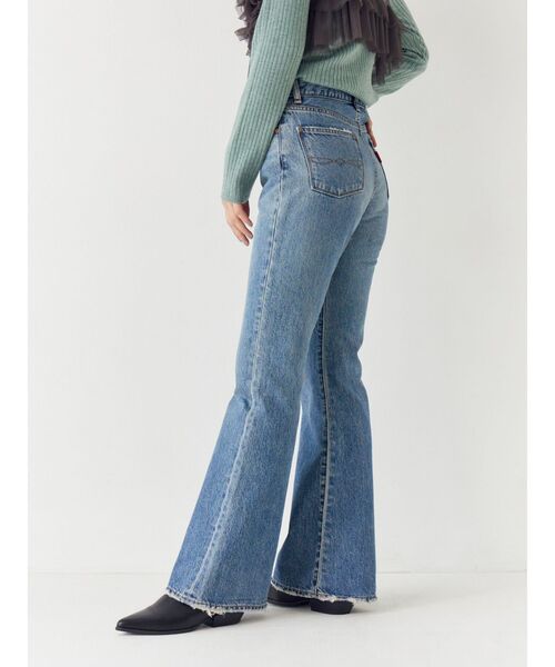 Ungrid（アングリッド）の「ハイウエストフレアデニム（デニムパンツ・レディース・ブルー・24inch/25inch/26inch）」の8枚目の写真