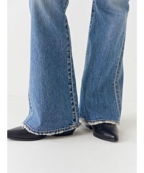 Ungrid（アングリッド）の「ハイウエストフレアデニム（デニムパンツ・レディース・ブルー・24inch/25inch/26inch）」の14枚目の写真