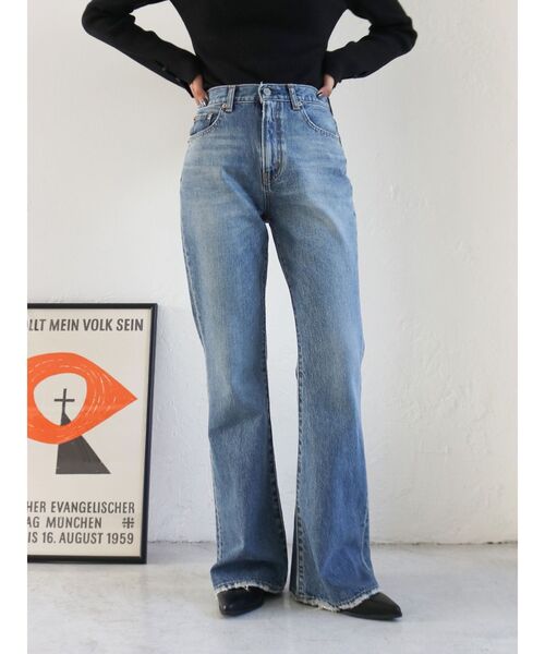 Ungrid（アングリッド）の「ハイウエストフレアデニム（デニムパンツ・レディース・ブルー・24inch/25inch/26inch）」の9枚目の写真