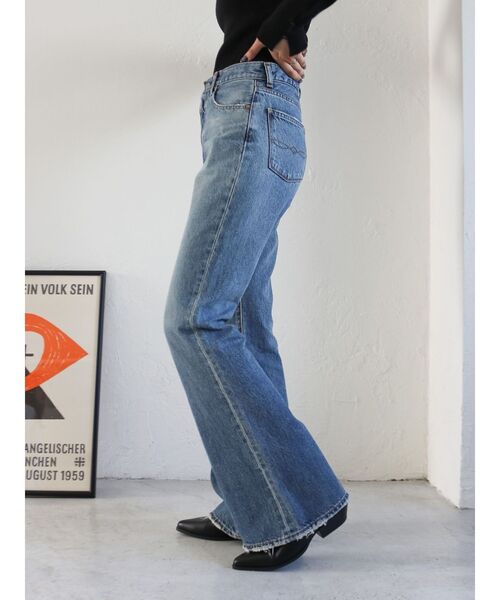 Ungrid（アングリッド）の「ハイウエストフレアデニム（デニムパンツ・レディース・ブルー・24inch/25inch/26inch）」の18枚目の写真