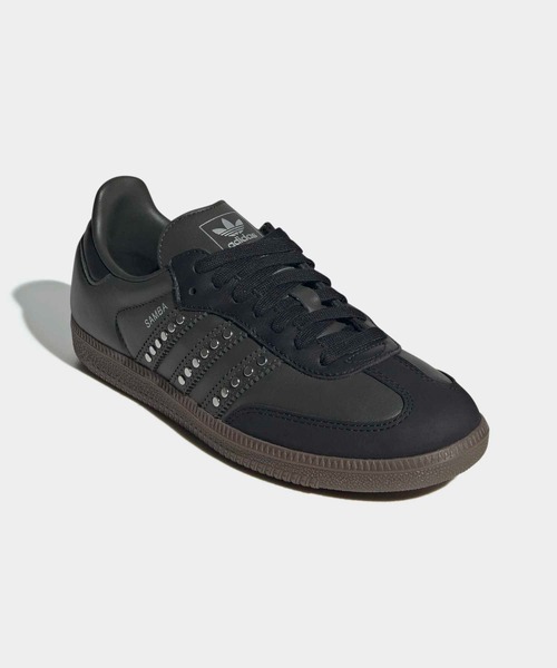 adidas(アディダス)の「サンバ OG シューズ / Samba OG Shoes / アディダスオリジナルス adidas Originals スニーカー(スニーカー・レディース・ブラック・22.0cm/22.5cm/25.0cm/25.5cm/26.0cm/26.5cm/27.0cm/27.5cm/28.0cm/28.5cm/29.0cm/23.0cm/23.5cm/24.0cm/24.5cm)」の4枚目の写真