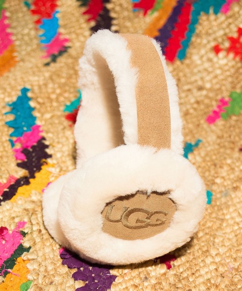 UGG)W SHEEPSKIN EMBROIDERY EARMUFF（イヤーマフ）｜UGG（アグ