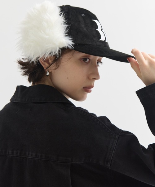 BASICKS（ベイシックス）の「【BASICKS/ベーシックス】BB Logo Flight Cap/BBロゴフライトキャップ（キャップ・レディース・ブラック・FREE）」の8枚目の写真