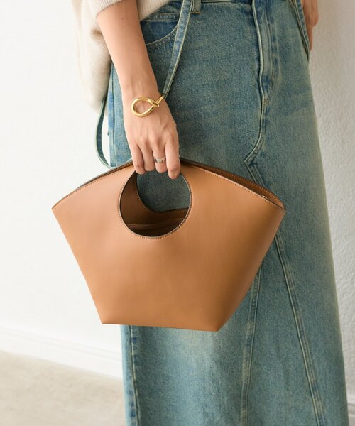 RIVE DROITE(リヴドロワ)の「【リバイバル/新色追加】バスケットバッグ(ハンドバッグ・レディース・ブラック/アイボリー/キャメル・FREE)」の16枚目の写真