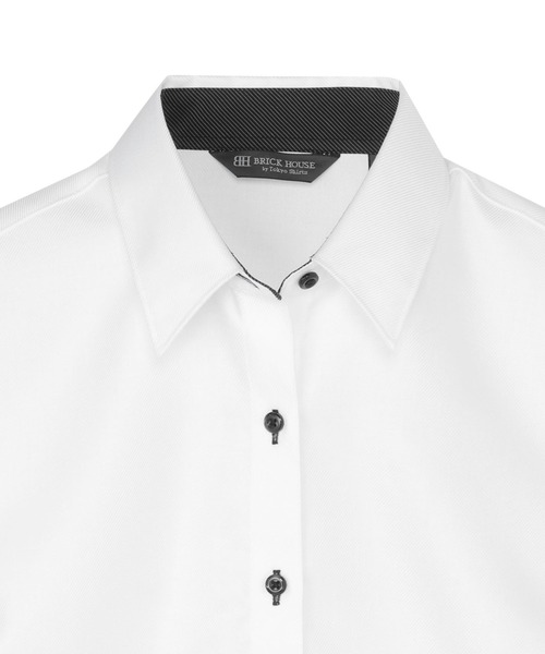TOKYO SHIRTS（トウキョウシャツ）の「形態安定ノンアイロン レギュラー 長袖ビジネスワイシャツ（ビジネスシャツ・レディース・ホワイト・S/M/L/LL/XL）」の3枚目の写真