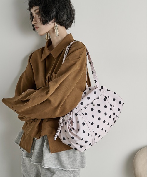 セール】ドットプリントミニボストンバッグ（ボストンバッグ）｜THE