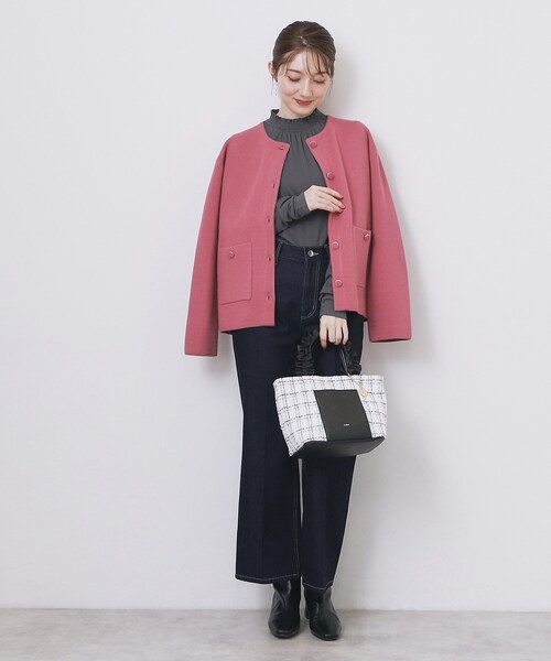 【かるる】 シャーリングデザイントップス【洗濯機OK/吸湿発熱】（Tシャツ