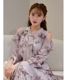 Isaline Bow-Tie Floral Blouse