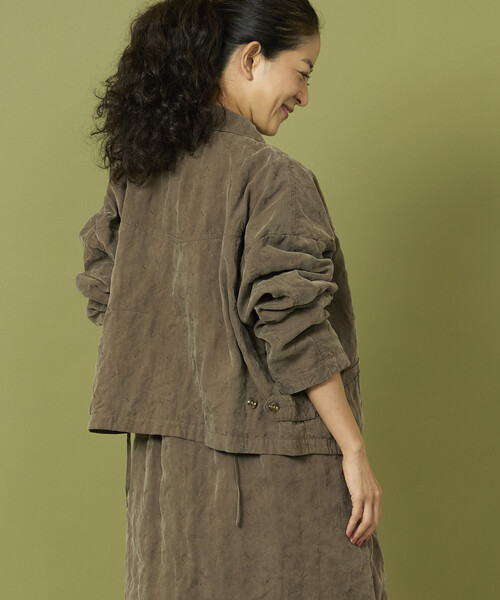 Freada（フリーダ）の「Freada/フリーダ フェード加工ジャケット（その他アウター・レディース・ブラウン/グレー・ONE SIZE）」の18枚目の写真