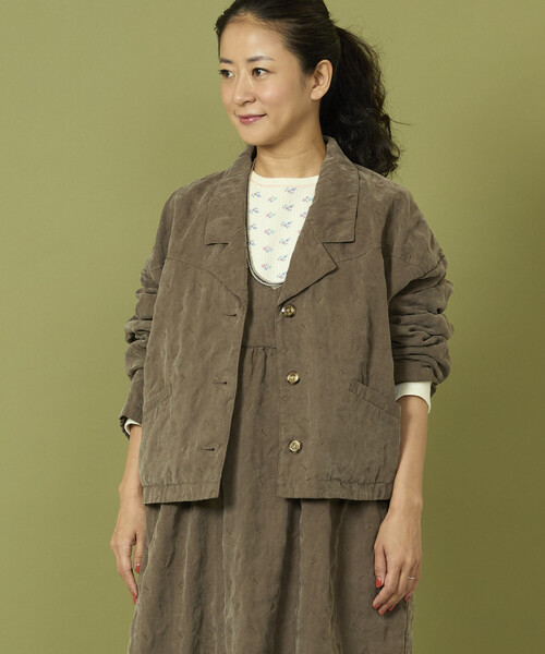 Freada（フリーダ）の「Freada/フリーダ フェード加工ジャケット（その他アウター・レディース・ブラウン/グレー・ONE SIZE）」の22枚目の写真