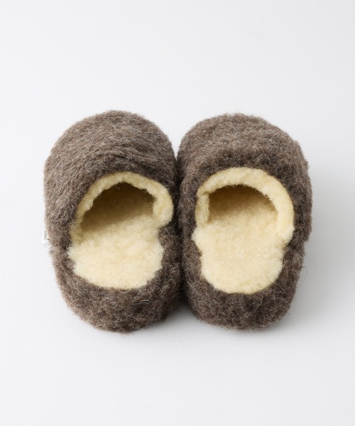 COLD BREAKER(コールドブレーカー)の「【AMERIA ANDERSON】【COLD BREAKER/コールドブレイカー】Basic Slippers No Heel / ウール ボリュームボアスリッパ(ルームシューズ/スリッパ・レディース・ライトグレー/チャコールグレー/ブラウン・37/38)」の12枚目の写真