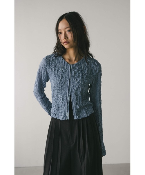 STYLEMIXER（スタイルミキサー）の「シャーリングコルセットトップ（シャツ/ブラウス・レディース・ブラック/ブラウン/ブルー・SMALL/MEDIUM）」の22枚目の写真