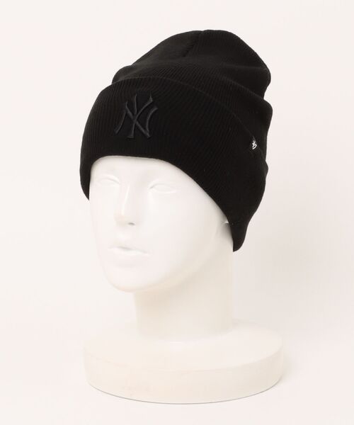 '47（フォーティーセブン）の「【'47】47 CUFF KNIT [SSL]（ニットキャップ/ビーニー・メンズ・ブラック/ナチュラル/モスグリーン/チャコール/ベージュ系その他/ブラウン/ベージュ/ベージュ系その他2/ブラック×ブラック/ブラック系その他・F）」の2枚目の写真