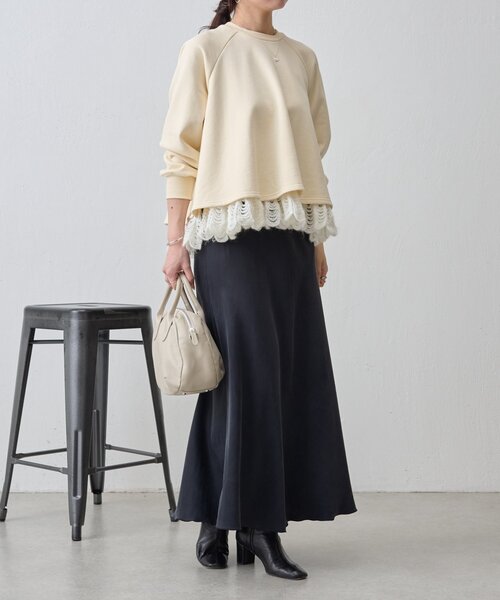 裾タムレースカットソー（Tシャツ/カットソー）｜BEARDSLEY