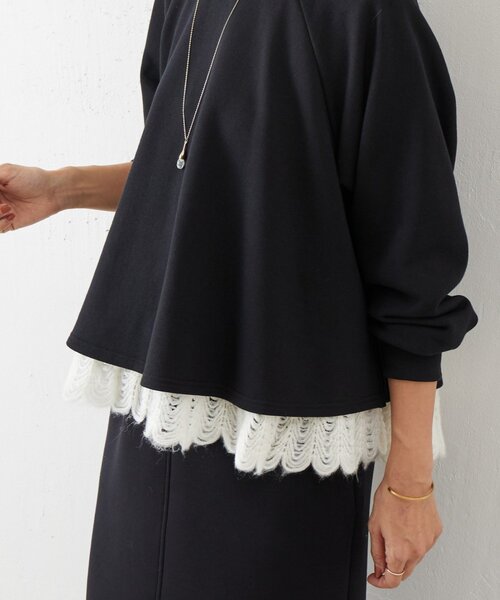 セール】裾タムレースカットソー（Tシャツ/カットソー）｜BEARDSLEY