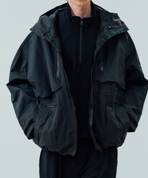 CITY TOKYO（シティトウキョウ）の「【CITY TOKYO/シティートーキョー】Multi-flex ハーフZIP（スウェット・メンズ・カーキ/ブラック・2/1）」の7枚目の写真