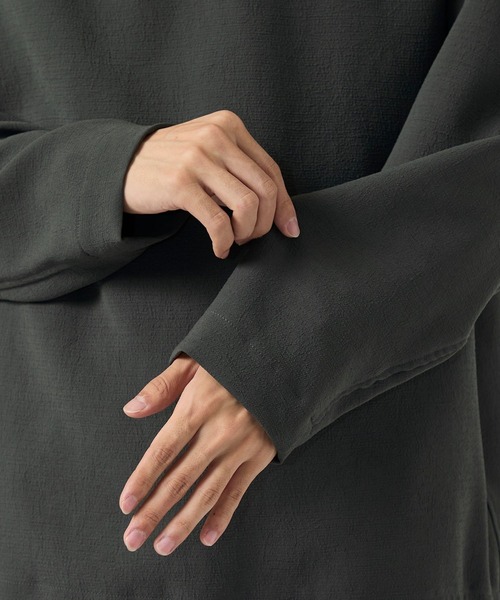 CITY TOKYO（シティトウキョウ）の「【CITY TOKYO/シティートーキョー】Multi-flex ハーフZIP（スウェット・メンズ・カーキ/ブラック・2/1）」の17枚目の写真