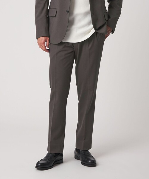 A DAY IN THE LIFE UNITED ARROWS(アデイインザライフユナイテッドアローズ)の「ツイル ポンチ ジャージースラックス-セットアップ対応-<A DAY IN THE LIFE>(スラックス・メンズ・オリーブ/ネイビー/ダークグレー・L/M/S/XL)」の4枚目の写真