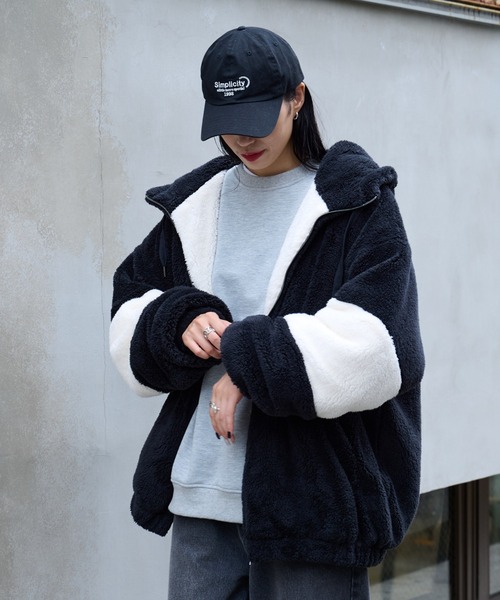 COLONY 2139（コロニートゥーワンスリーナイン）の「シャギーフリースBIGパーカー（その他アウター・メンズ・ベージュ/ホワイト/ブラック・LARGE/MEDIUM）」の13枚目の写真